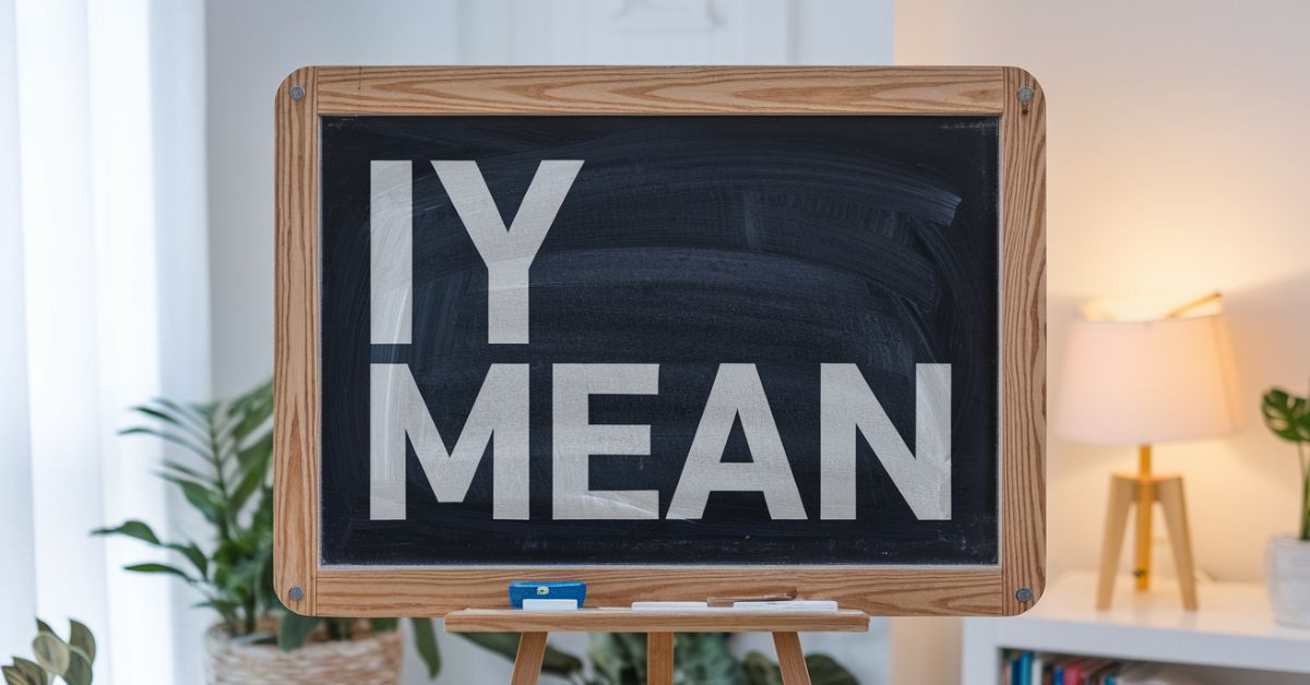 What Does IY Mean A Guide to Understanding Teen Slang