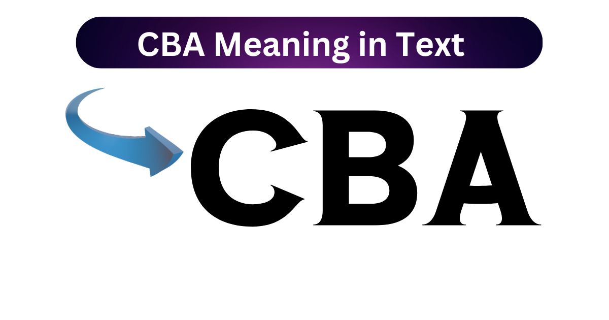 CBA Meaning in Text