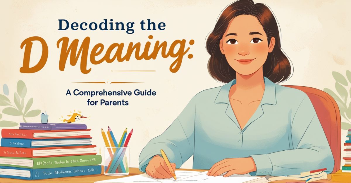 Decoding the D Meaning A Comprehensive Guide for Parents